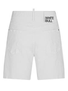 DSQUARED2 Shorts met logo - Wit