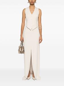 STYLAND Rok met split - Beige