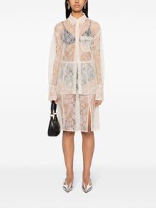 Zadig&Voltaire Rok met bloemenkant - Beige