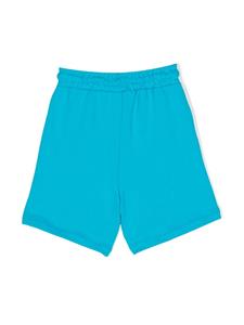 msgmkids MSGM Kids Bermuda shorts met logoprint - Blauw