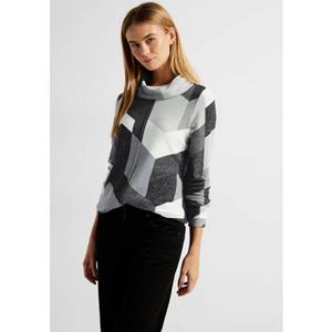 Cecil Rollkragenpullover, mit geometrischem Muster