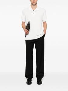 Jacquemus logo-jacquard polo shirt - Wit