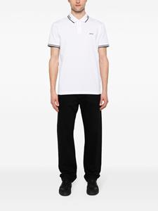 BOSS logo-print polo shirt - Wit