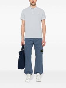 stoneisland Stone Island Katoenen poloshirt met Compass-logopatch - Grijs