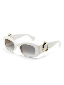 Cartier Eyewear Panthère C zonnebril met rechthoekig montuur - Wit