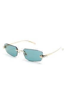 cartiereyewear Cartier Eyewear Zonnebril met geometrisch montuur - Goud