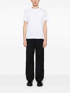 valentinogaravani Valentino Garavani Katoenen T-shirt met bloemenpatch - Wit