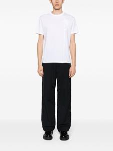 Valentino Garavani floral-appliqué cotton T-shirt - Wit