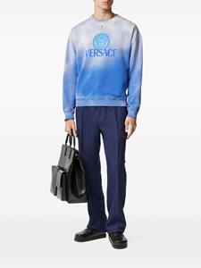 Versace Sweater met logoprint - Blauw