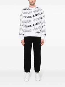 Versace Jeans Couture Sweater met print - Wit