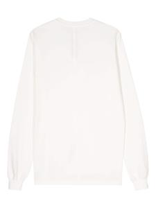 Rick Owens seam-detail cotton sweatshirt - Beige
