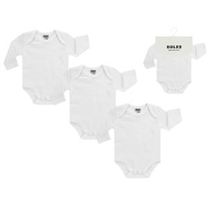 JACKY Bodysuit lange mouwen 3-pack wit