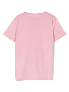versacekids Versace Kids Katoenen T-shirt met logo-reliëf - Roze