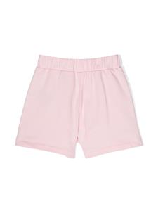 balmainkids Balmain Kids Katoenen elastische shorts - Roze