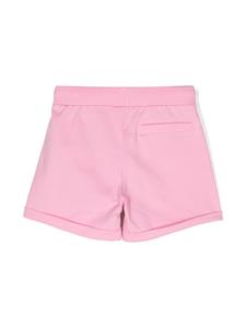 moschinokids Moschino Kids Katoenen shorts met palmboomprint - Roze