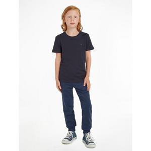 Tommy Hilfiger Shirt met ronde hals BOYS BASIC CN KNIT S/S met tommy hilfiger-merklabel