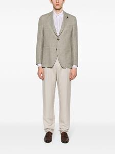 Canali Adjuster mid-rise tapered trousers - Bruin