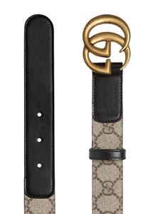 Gucci Riem met GG gesp - Zwart