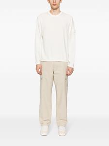 Stone Island Compass-badge wide-leg trousers - Beige