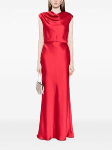 Amsale Mouwloze midi-jurk - Rood