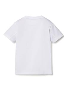 brunellocucinellikids Brunello Cucinelli Kids Katoenen T-shirt met logoprint - Wit