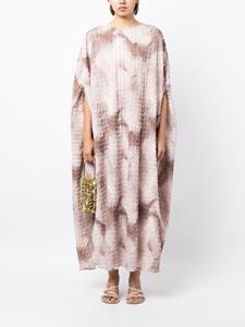 Bambah Tuniekjurk met jacquard - Bruin