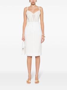 Jacquemus La Jupe midi-rok - Wit