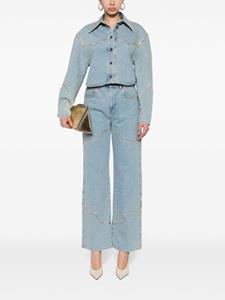 giuseppedimorabito Giuseppe Di Morabito High waist straight jeans - Blauw