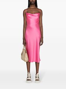 stellamccartney Stella McCartney Midi-jurk met gekruiste bandjes - Roze