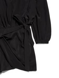 Balenciaga Mini-jurk met V-hals - Zwart