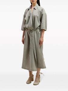 LEMAIRE Asymmetrische midi-blousejurk - Grijs