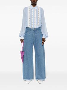 P.A.R.O.S.H. Blouse met lange mouwen - Blauw