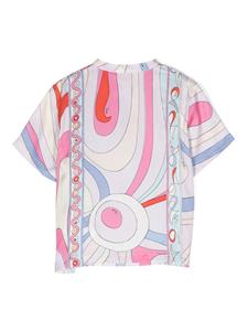 puccijunior PUCCI Junior Shirt met print - Paars
