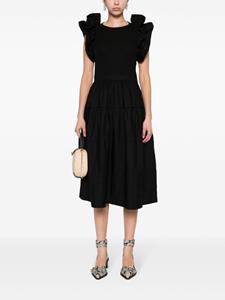 ullajohnson Ulla Johnson Francine midi-jurk - Zwart