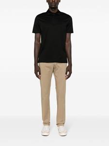 paul&shark Paul & Shark Poloshirt met logoplakkaat - Zwart