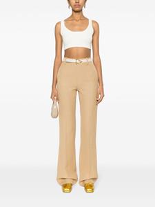 ermannoscervino Ermanno Scervino Mid waist bootcut broek - Beige