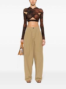 DARKPARK Broek met wijde pijpen - Beige