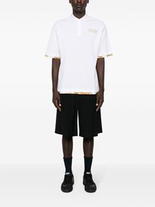 versacejeanscouture Versace Jeans Couture Poloshirt met geborduurd logo - Wit