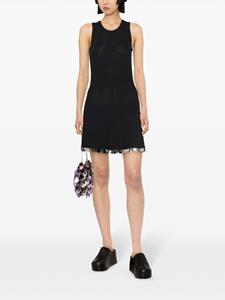 Rabanne Mouwloze mini-jurk - Zwart