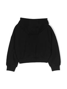 balmainkids Balmain Kids Hoodie met logoprint - Zwart