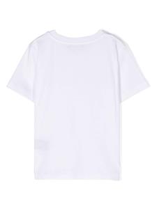 balmainkids Balmain Kids T-shirt verfraaid met kristallen - Wit