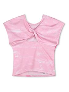 givenchykids Givenchy Kids T-shirt met print - Roze