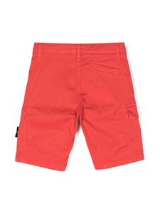 stoneislandjunior Stone Island Junior Cargo shorts met Compass-logopatch - Oranje