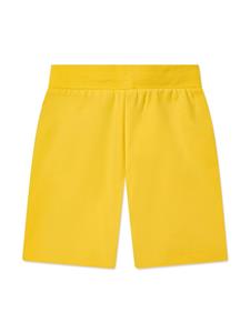 moschinokids Moschino Kids Shorts met logoprint - Geel