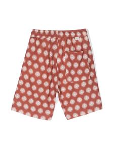 Paolo Pecora Kids Straight shorts met print - Rood