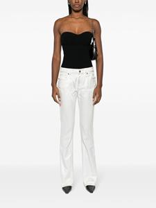 P.A.R.O.S.H. Low waist bootcut jeans - Wit