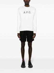 A.P.C. Timothy cotton sweatshirt - Wit