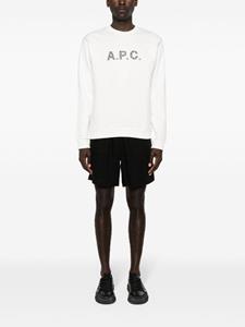 A.P.C. Katoenen sweater - Wit