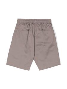 Paolo Pecora Kids Shorts met trekkoordtaille - Grijs