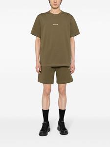 helmutlang Helmut Lang Shorts met logoprint - Groen